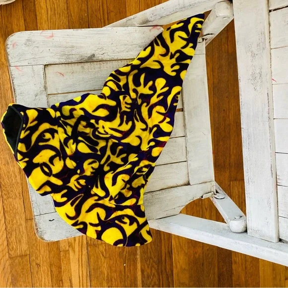 Carnival hat purple & yellow - Picture 2 of 5